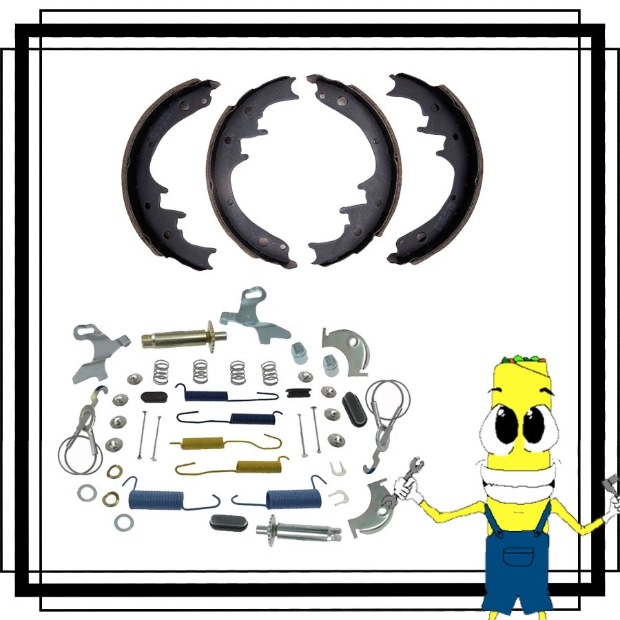 Rear Brake Shoe Hardware & Adjusters Kit for Mercury Cougar 1969-1973 2 in Shoes - Image 1 of 1