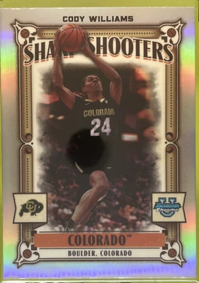 2023-24 Bowman U Chrome Cody Williams Sharp Shooters #SS-10 Buffaloes - Image 1 of 2