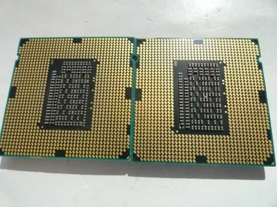 BROKEN CAPACITORS LOT OF 2 CPU Intel  i7-2600 LGA 1155 SR00B - AS IS NOT WORKING - Image 1 of 3