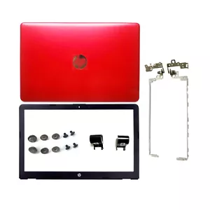 New For HP 15BS 15-BS LCD Back Cover + Front Bezel + Hinges Cover + 10Screws - Picture 1 of 5