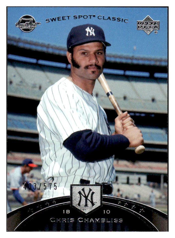 2007 Upper Deck Sweet Spot Classic #62 Chris Chambliss #/575 New York Yankees - Image 1 of 2