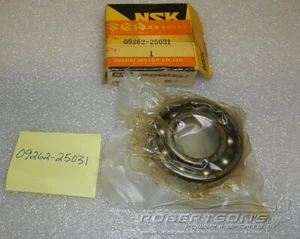 09262-25031 SUZUKI GT380 SEBRING CRANKSHAFT BEARING 72-77 25X52X15 OEM NOS - Picture 1 of 6