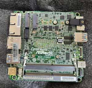 ASRock NUC-1135G7 Intel 11thGen (Tiger Lake-UP3) Processor I5-1135G7 Motherboard - Picture 1 of 9