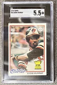 1978 Topps Eddie Murray Rookie Karte #36 Graded SGC 5.5 RC HOF Orioles - Bild 1 von 2