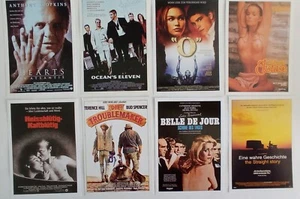 C21  8x Cinema Plakatkarten  DIE TROUBLEMAKER / BELLE DE JOUR / EXSTASE etc. - Picture 1 of 2