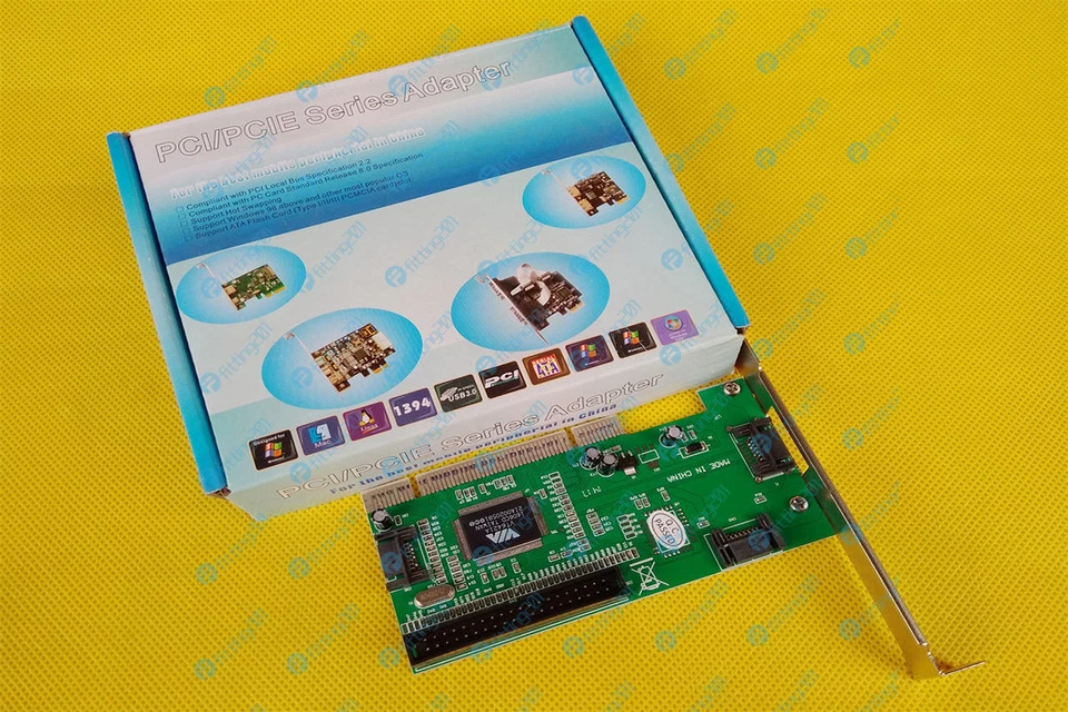 ONE NEW 3 SATA+1 Port IDE to PCI RAID Card Controller Adapter VIA VT6421A - Image 1 of 1