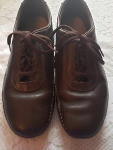Women's SAS Traveler Tripad Brown Leather Comfort Shoes Size 9.5N - Picture 1 of 5