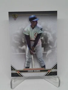 2021 Topps Triple Threads #43 ERNIE BANKS Base CHICAGO CUBS - Picture 1 of 2