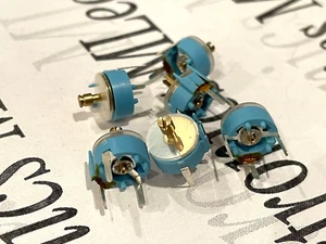 6x Philips Trimmer Kondensator 2,5-15 pF 150 V 10 mm Typ 2222 808 31159 420 MHz - Bild 1 von 7
