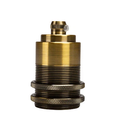 Lamp Socket E27 Vintage Edison Brass EC1616 - Image 1 of 4