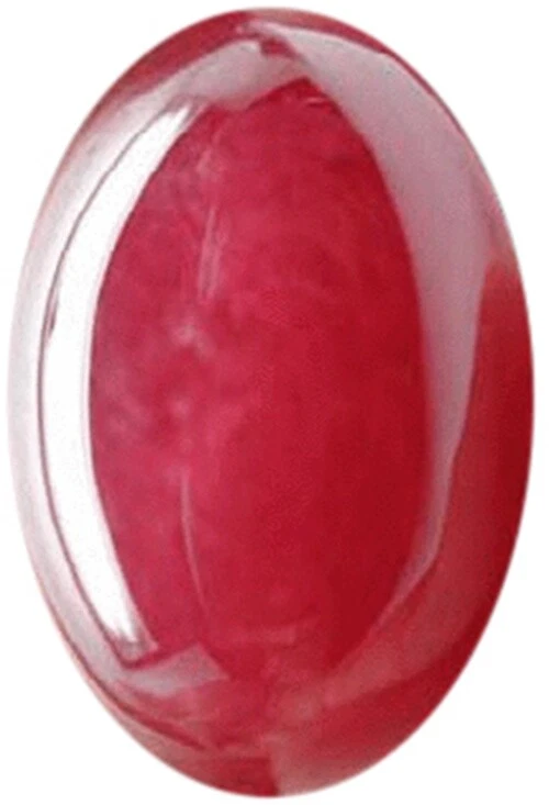 Natural Fine Red Ruby - Oval Cabochon - Madagascar - AAA Grade - Image 1 of 1