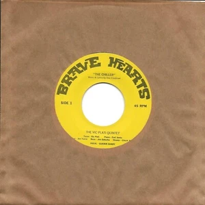 Halloween 45 - Roch. NY - Vic Plati Quintet - THE CHILLER Brave Hearts Unplayed - Picture 1 of 2