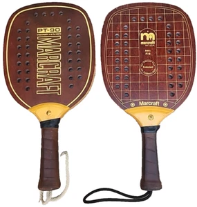 PT-90 Vintage Pair Marcraft Paddle Ball Racquets Endorsed By National Paddleball - Picture 1 of 7