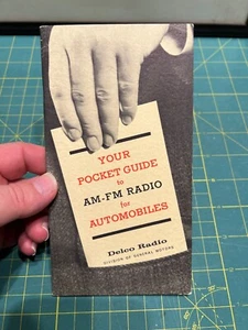 Vintage Original GM Buick 1964 64 Delco AM/FM Radio Stereo Station Locator Prospekt - Bild 1 von 7