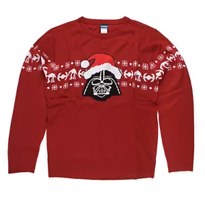 Star Wars Santa Hat Darth Vader Pullover Sweatshirt - Picture 1 of 1