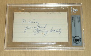 2019 Historic Autographs Limelight cut autograph auto Jimmy Wakely Beckett