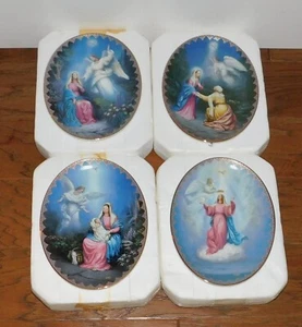The Blessed Mother Plates FULL SET 4 Hector Garrido Virgin Mary Bradford EXC! - Picture 1 of 12
