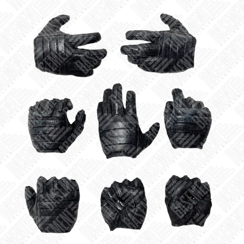 Mezco One:12 Ghost Rider - Eight Interchangeable Biker Glove Hands 1:12 Scale Cover
