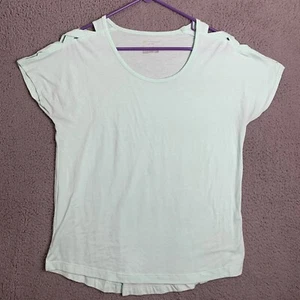 Tek Gear Women's Green Short Sleeve Round Neck Pullover Blouse Top Size Medium - Picture 1 of 12