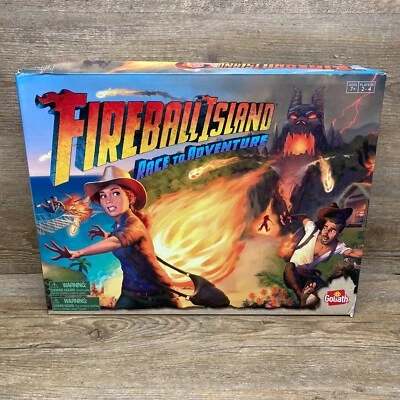 Goliath Fireball Island Race To Adventure Board Game 100% Complete Opened Box - Image 1 of 4