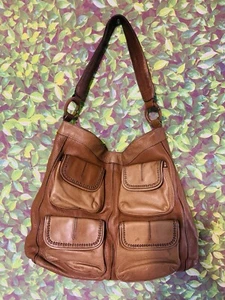 Brand New Banana Republic Leather Hobo Bag Multipocket With Tags Leather - Picture 1 of 5