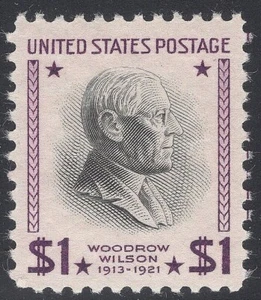 #832 VF MNH OG--$1 WILSON Presidential Series- GEM STAMP (REM 832-A) - Picture 1 of 2