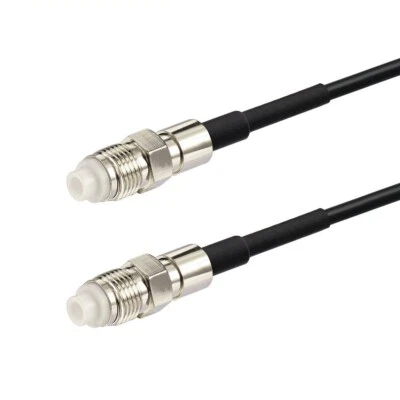 FME Female to FME Female RG174 Antenna Adapter Cable 3m for Cell Phone  - Image 1 of 2