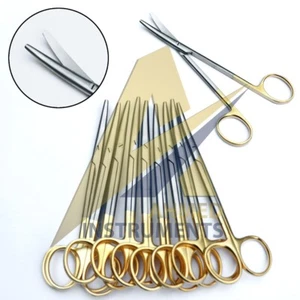 Instrumentos veterinarios quirúrgicos curvos Metzbaum de 5,5" 10 piezas - Imagen 1 de 2