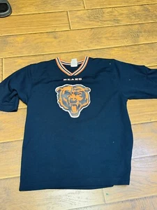 VTG CHICAGO BEARS T SHIRT Football NFL Jersey Tee Worn Print M - Picture 1 of 3