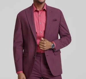 Bar III Men's Purple Slim-Fit Solid Wool Suit Jacket Size 44R - Picture 1 of 4