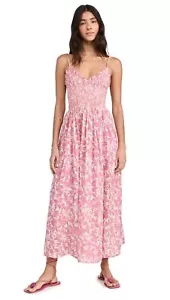 Free People Women's Sweet Nothings Midi, Pink Combo LG - Picture 1 of 6