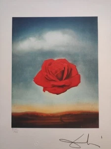 Salvador Dali Signed - Meditative Rose, 1958 - Picture 1 of 4