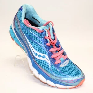 Zapatos para correr Saucony Ride 7 azul turquesa coral naranjaS10241-1 talla 9M - Imagen 1 de 11