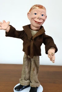 Vintage 1940s IDEAL Mortimer Snerd Composition & Metal Flexy Doll - Picture 1 of 12