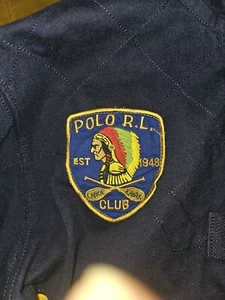Polo Ralph Lauren Indianhead Kayak Club Boys L 14-16 Hoodie Vintage RARE  $50obo - Picture 1 of 9
