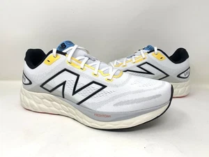M680LW8 New Balance Fresh Foam Running  680v8 White Ginger Lemon US 11 Men’s - Picture 1 of 7