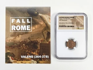 AD 364-378 AE3 (Nummus) - Valens, Decline & Fall of Rome Ancient Coin - NGC - Picture 1 of 5