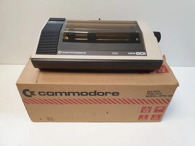 Commodore MPS-801 stampante a matrice di punti - vintage C64 VIC-20 - Immagine 1 di 4