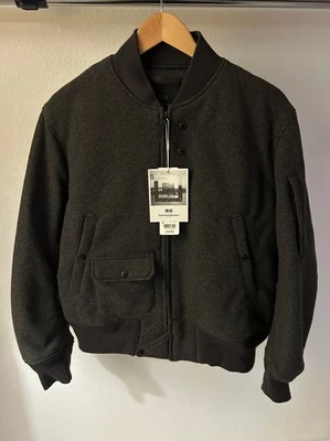ENGINEERED GARMENTS Bomber Pufftech Grey Uniqlo Heattech Jacket SMALL Men's coat - Image 1 of 4