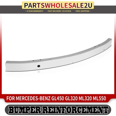 Barra de impacto de refuerzo de parachoques delantero de aluminio para Mercedes-Benz X164 W164 GL320 Foto 1 de 4