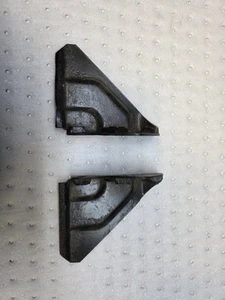 RH & LH 1957 Chevy Bel Air Right Inner Center Front Bumper Bracket OEM GM - Picture 1 of 10