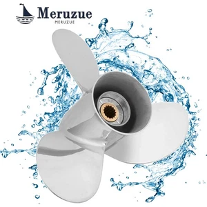 13 x 21 Stainless Boat Propeller Fit Yamaha Outboard 50-130hp 15 Spline RH 21"P - Picture 1 of 8