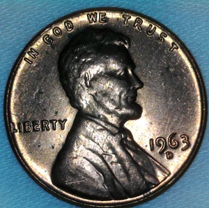 1963 D Lincoln memorial cent RPM-001 - Picture 1 of 5