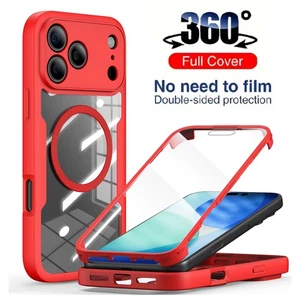 360° Ganzkörper Magnet Hülle für iPhone 17 Pro Max / 17 Pro mit integriertem Display - Bild 1 von 15