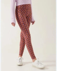 Athleta girl high rise printed chit chat tight leggings size XS/6 - Picture 1 of 5