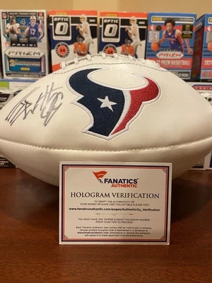 J.J. WATT с автографом подпись Houston Texans футбол фанатов сертификат подлинности - Изображение 1 из 4