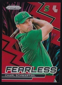 Charl Schwartzel 2024 Panini Prizm LIV Golf Fearless Red Prizm-# 141/149 Stinger - Picture 1 of 2