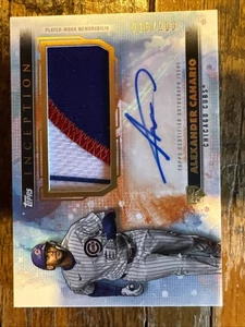 2024 Topps Inception - Alexander Canario #APC-AC (RC) Auto Patch /200 Cubs - Picture 1 of 2