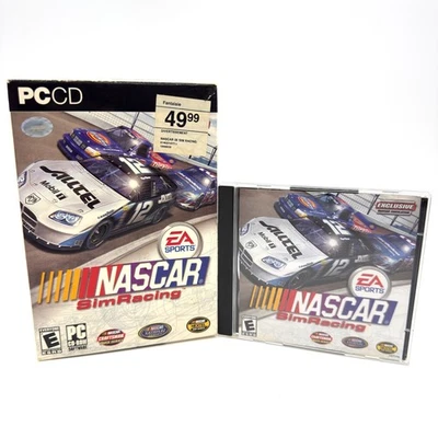 NASCAR SimRacing [PC CD 2005 EA Sports] 2 Discs CIB Complete Ryan Newman NSR - Image 1 of 4
