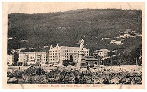 Vintage Postcard Abbazia Slatina Grand Palace Hotel Bellevue Italy - Picture 1 of 2
